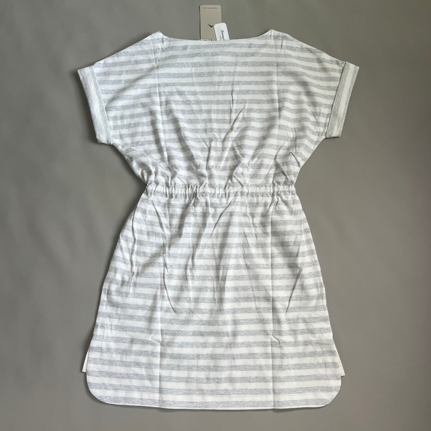 TOMMY BAHAMA Women's Short Sleeve Amira Stripe Short Dress Size L Grey (New)