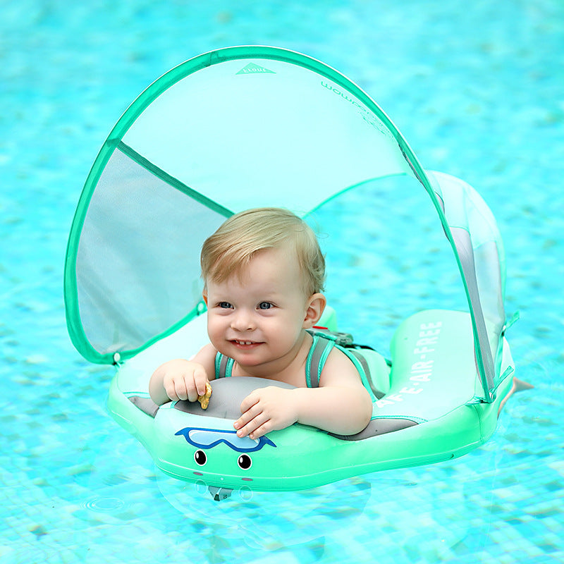 Mambobaby Non - inflatable Baby Swim Float, Foot Cushion, Seat, Fun Swimming Toys, Gift for Boys and Girls