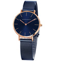HANNAH MARTIN Watches for Women Analog Women's Watch with Stainless Steel Expansion Band Minimalist Slim Dial 30M Waterproof Ladies Dress Wristwatch for Casual Daily Business