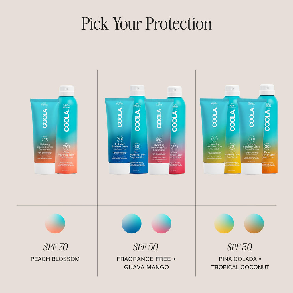 COOLA Organic Sunscreen SPF 30 Sunblock Body Lotion, Dermatologist Tested Skin Care For Daily Protection, Vegan And Gluten Free, 5 Fl Oz