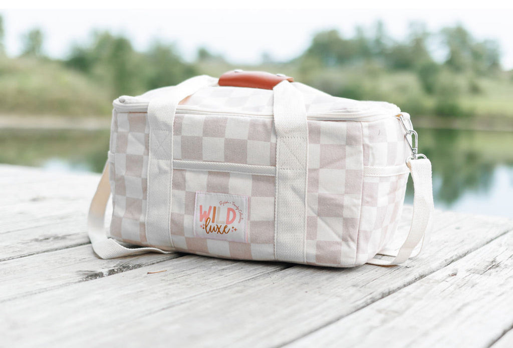 Soft Insulated Cooler Bag in Tan