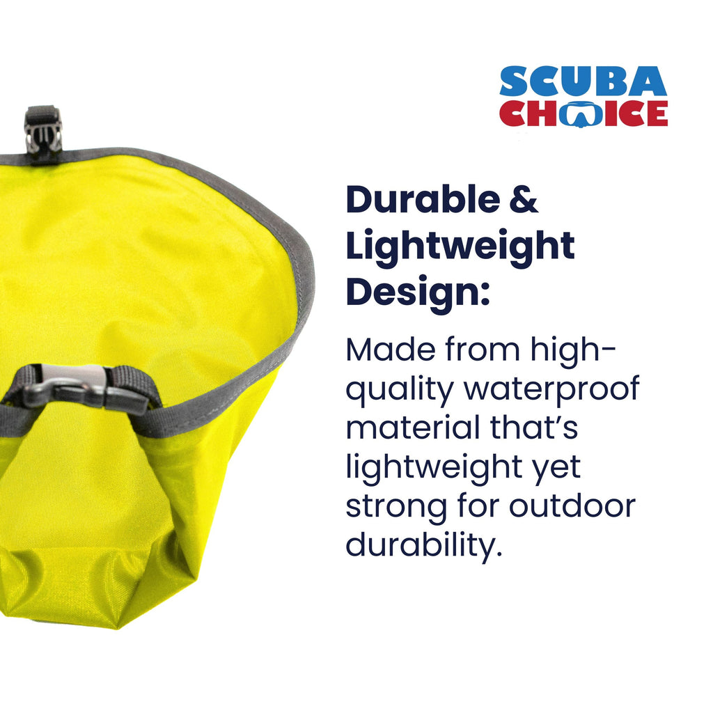 Scuba Choice Travel Size Waterproof Dry Sack Pouch 13" x 8.5", Camping Kayaking