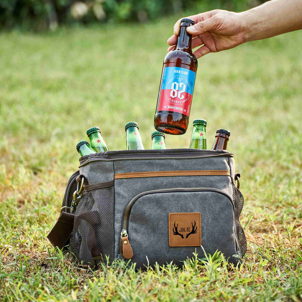 Groomsman Cooler Bag Personalized Beer Cooler Bag Insulated Lunch Cooler Bag Monogrammed Groomsmen Gift Christmas Gifts