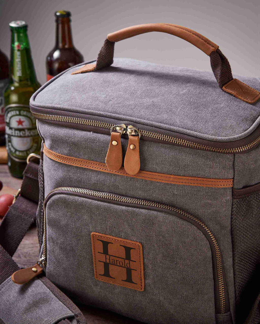 Groomsman Cooler Bag Personalized Beer Cooler Bag Insulated Lunch Cooler Bag Monogrammed Groomsmen Gift Christmas Gifts