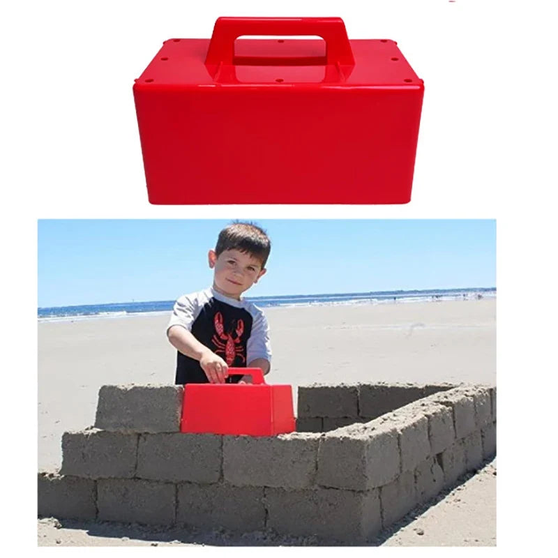 Children’s Beach Toy Castle Wall Molds — Sand Brick Set For Outdoor Seaside Play