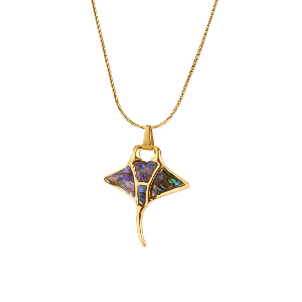 Starfish Shell Conch Pendant Necklaces For Women Gold Color Stainless Steel Chain Choker Trendy Summer Beach Party Jewelry Gift