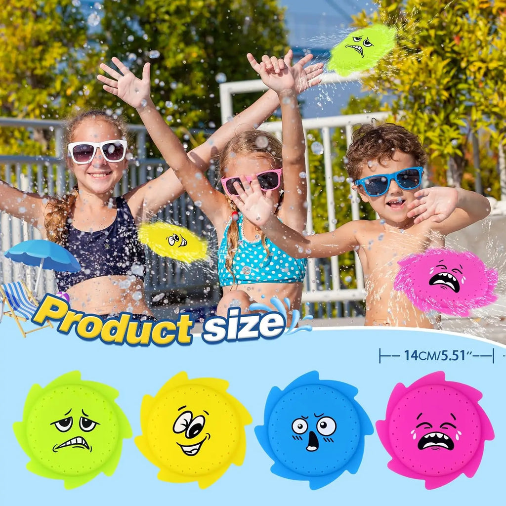 Water Flying Disc Toys – Silicone Pool & Beach Frisbees for Kids (Ages 4-8) | Family Outdoor Water Play