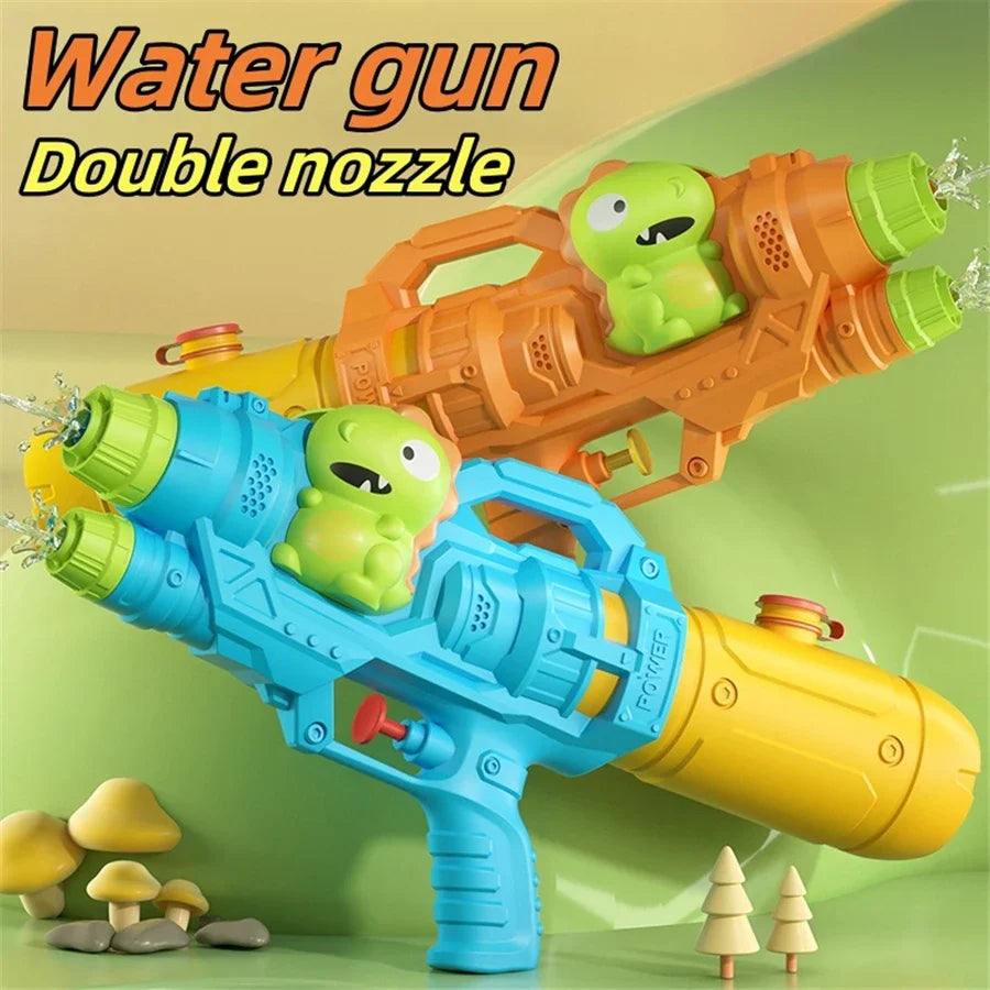 Dinosaurs, Ducks, Sharks Water Sprinkler and Gun Toy Set – Family Pool and Beach Fun