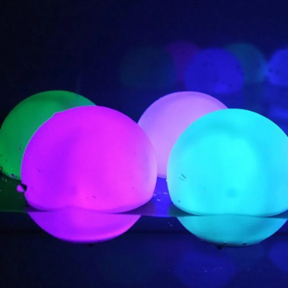 Large Inflatable LED Balloon for Beach and Pool Party Floating Toy