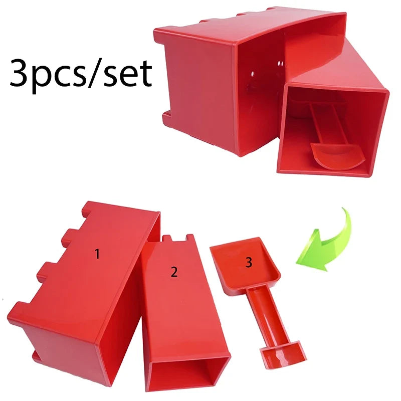 Children’s Beach Toy Castle Wall Molds — Sand Brick Set For Outdoor Seaside Play