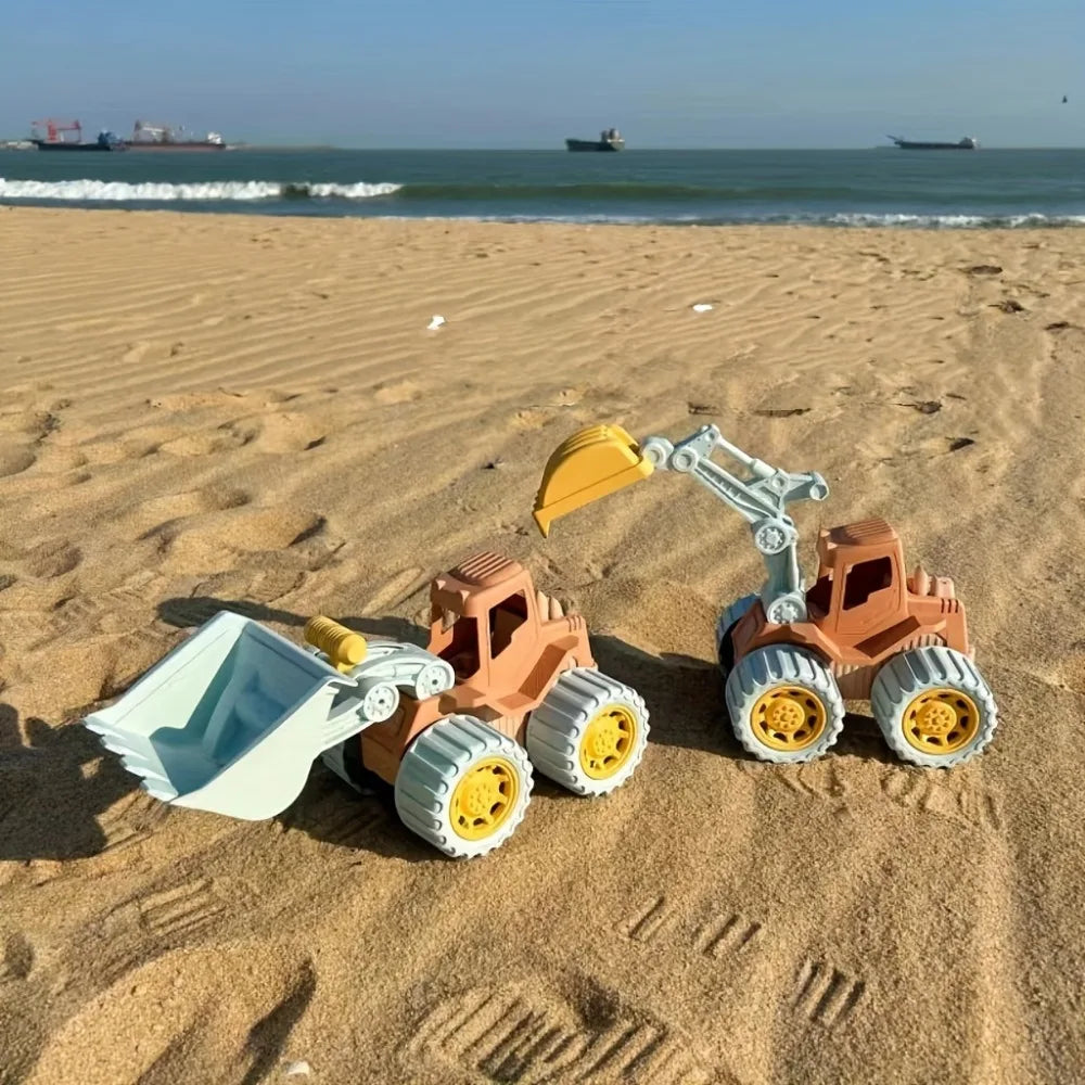 Beach Toys Construction Trucks and Cars for Toddlers Boys and Girls with Dump and Loader