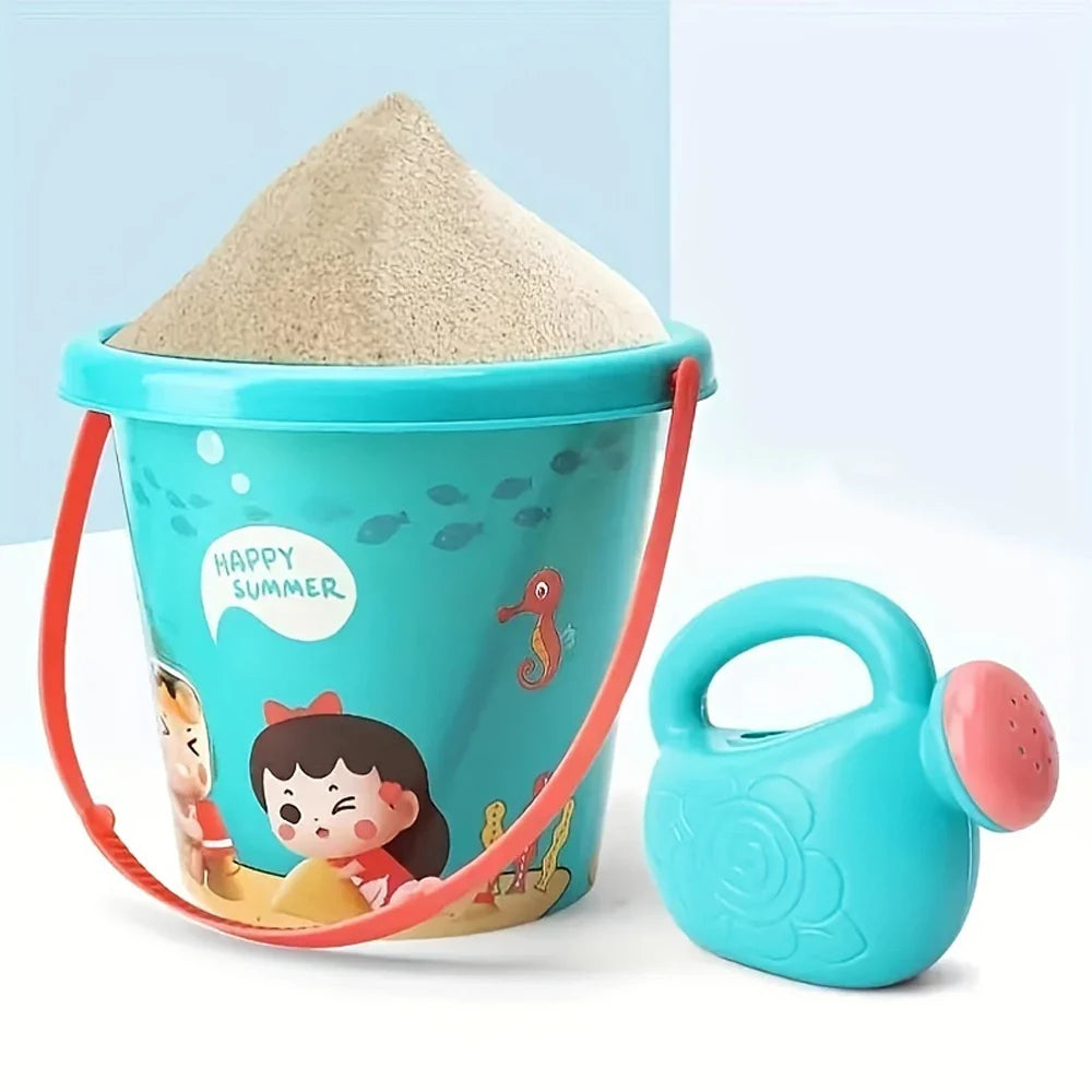 18Pcs Beach Sand Toy Set — Durable Plastic Summer Pool & Outdoor Sand Play Tools For Kids