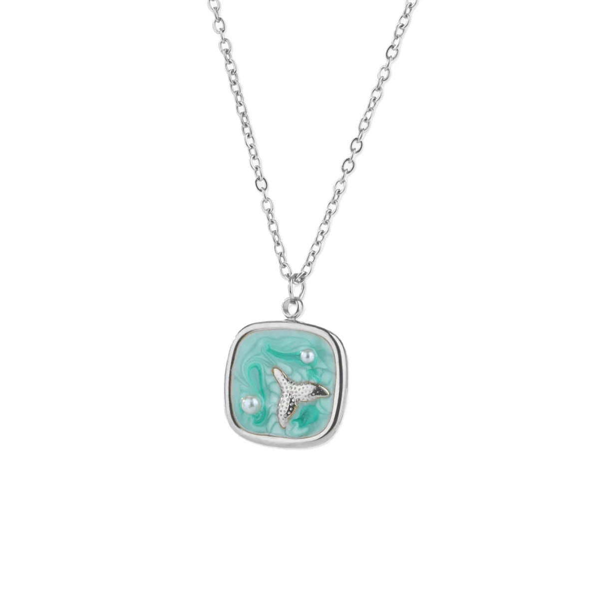 Starfish Shell Conch Pendant Necklaces For Women Gold Color Stainless Steel Chain Choker Trendy Summer Beach Party Jewelry Gift