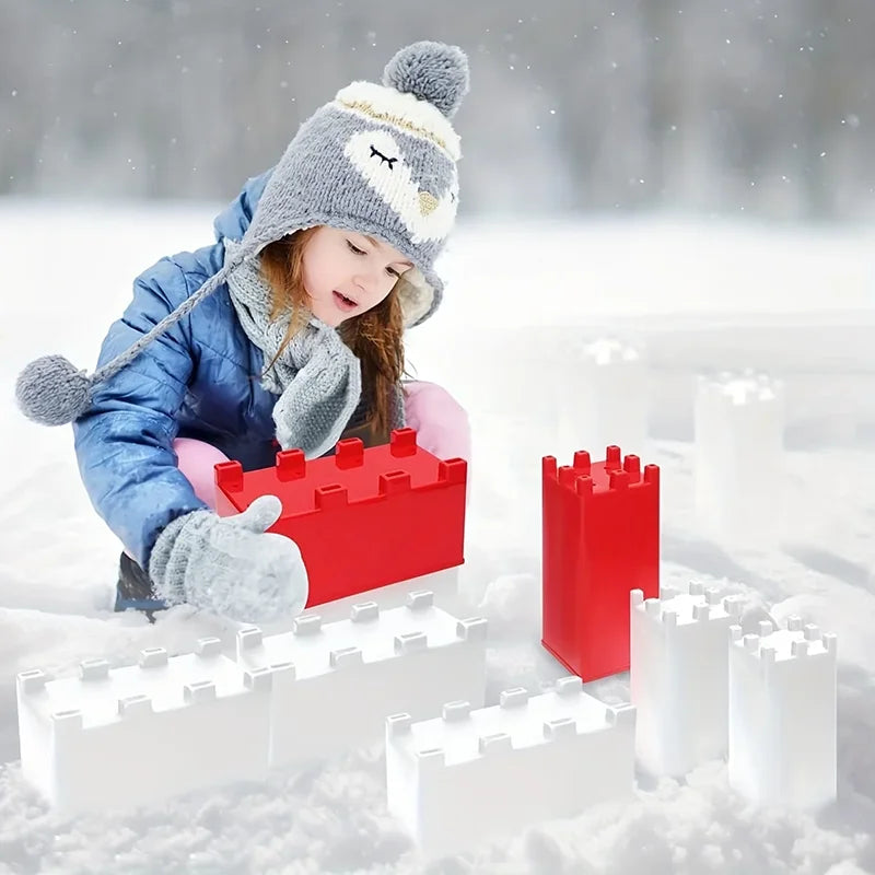 Children’s Beach Toy Castle Wall Molds — Sand Brick Set For Outdoor Seaside Play
