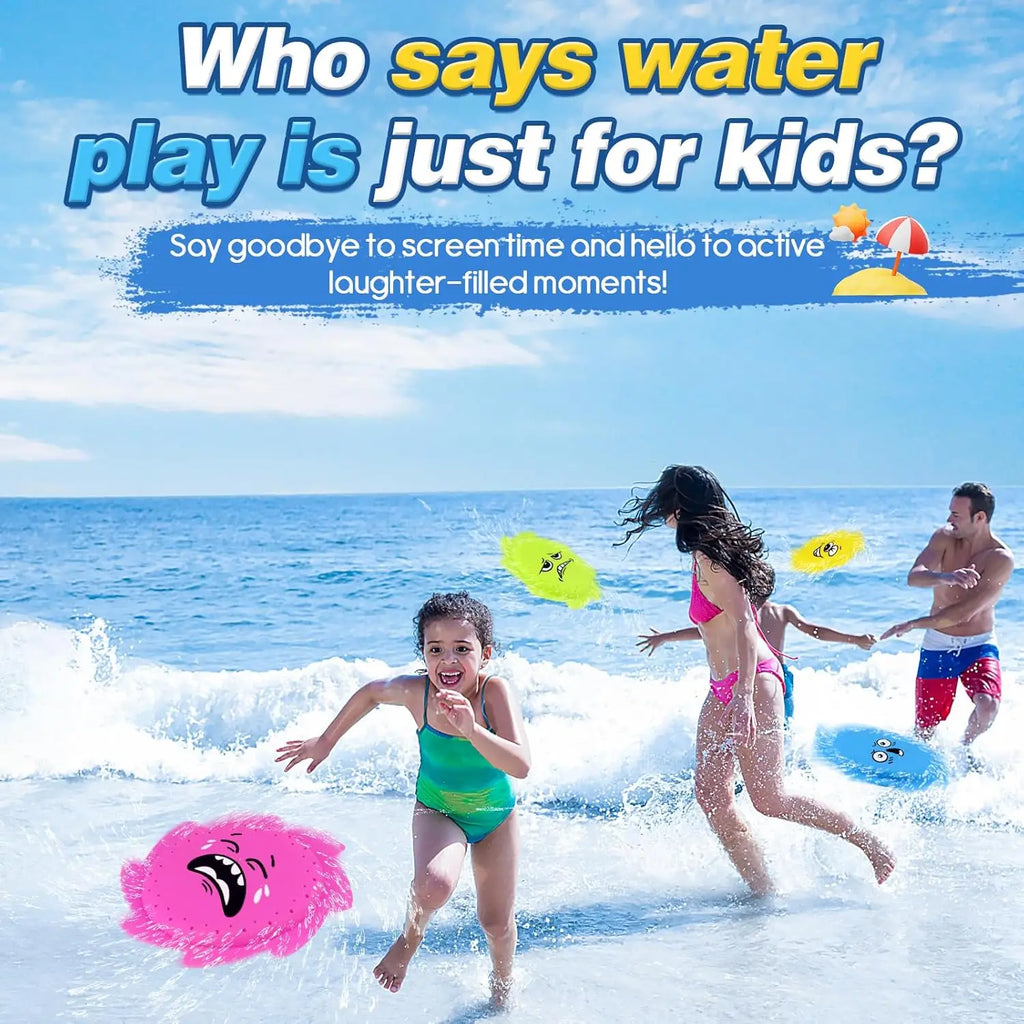 Water Flying Disc Toys – Silicone Pool & Beach Frisbees for Kids (Ages 4-8) | Family Outdoor Water Play