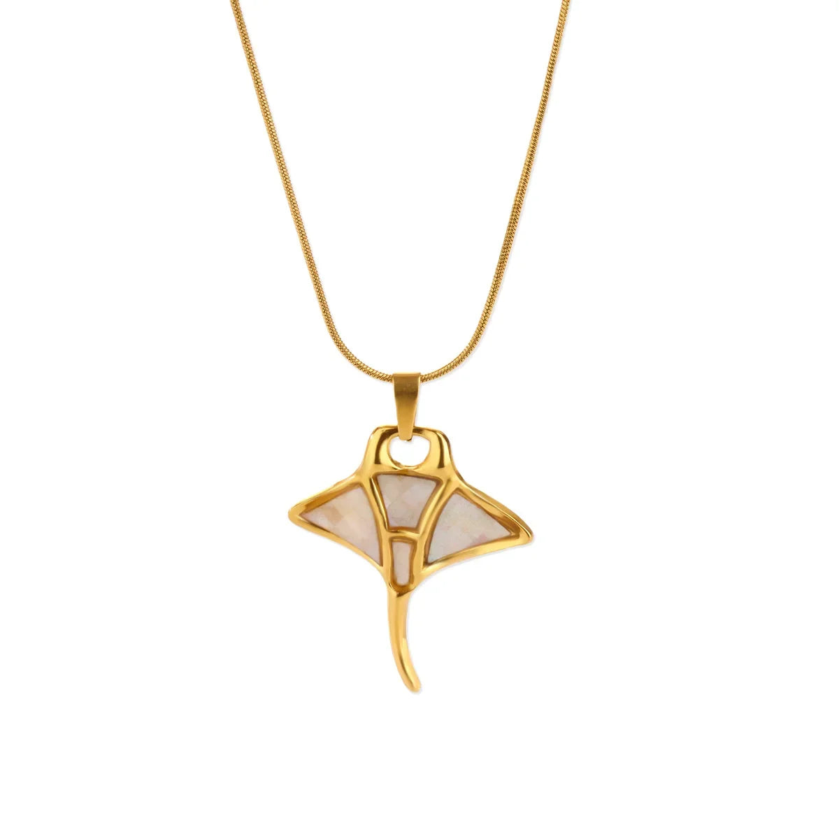 Starfish Shell Conch Pendant Necklaces For Women Gold Color Stainless Steel Chain Choker Trendy Summer Beach Party Jewelry Gift