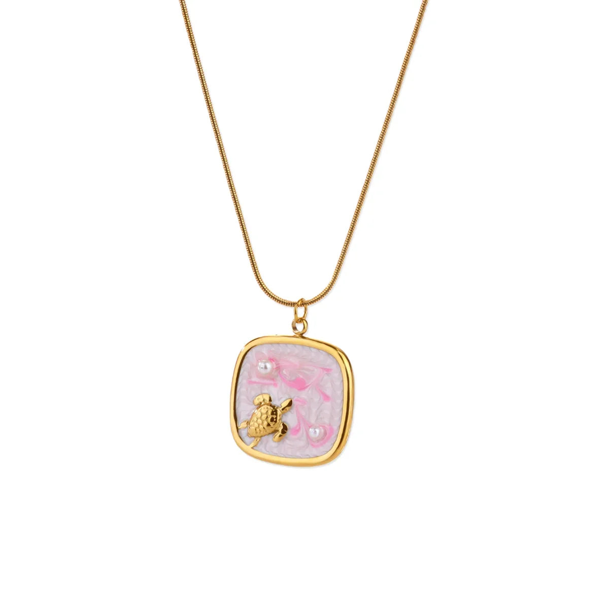 Starfish Shell Conch Pendant Necklaces For Women Gold Color Stainless Steel Chain Choker Trendy Summer Beach Party Jewelry Gift
