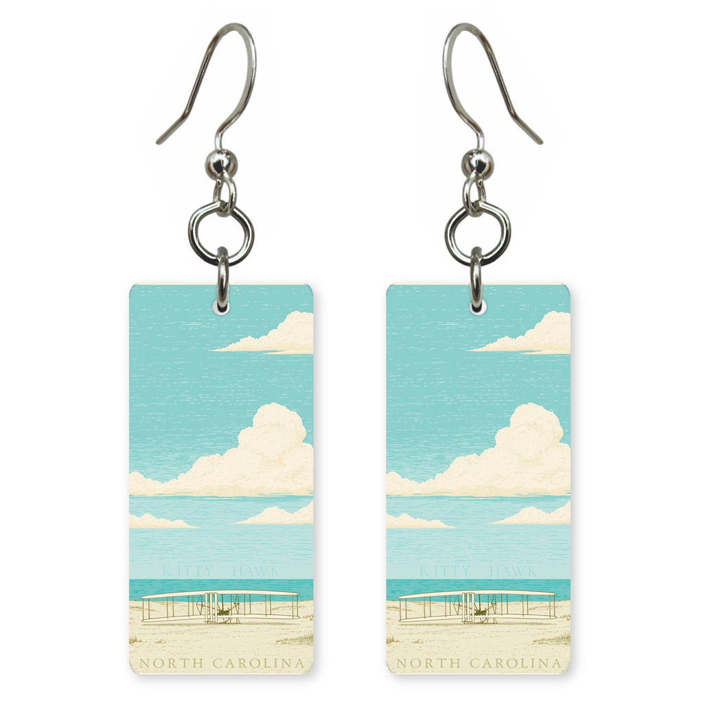She's Choosing North Carolina Earrings | Beach Sky | SC33A