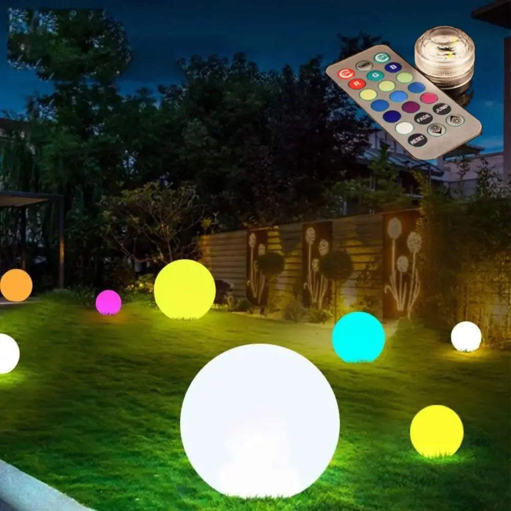 Large Inflatable LED Balloon for Beach and Pool Party Floating Toy