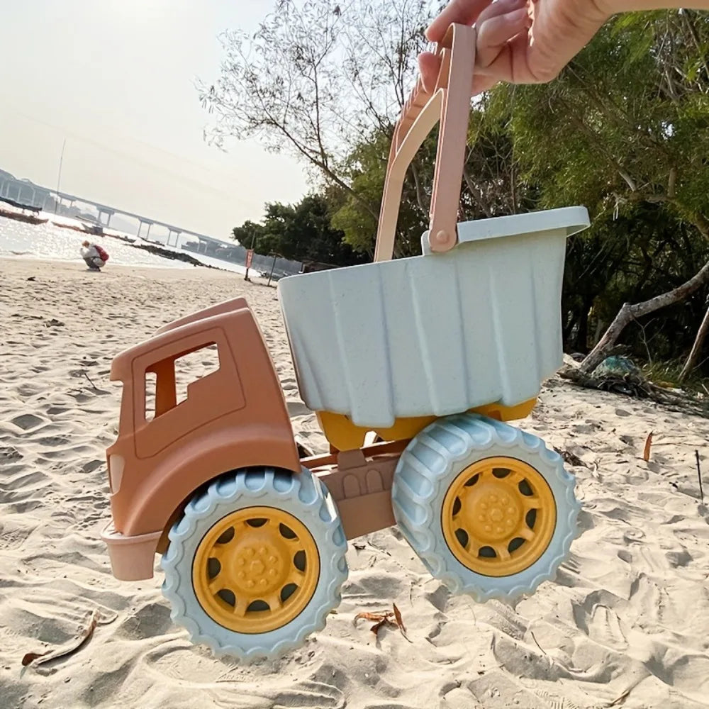 Beach Toys Construction Trucks and Cars for Toddlers Boys and Girls with Dump and Loader