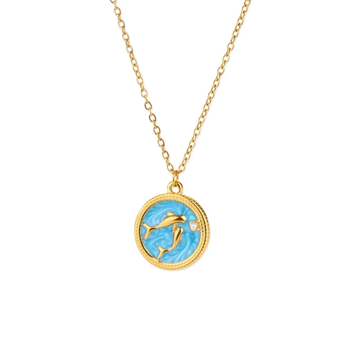 Starfish Shell Conch Pendant Necklaces For Women Gold Color Stainless Steel Chain Choker Trendy Summer Beach Party Jewelry Gift