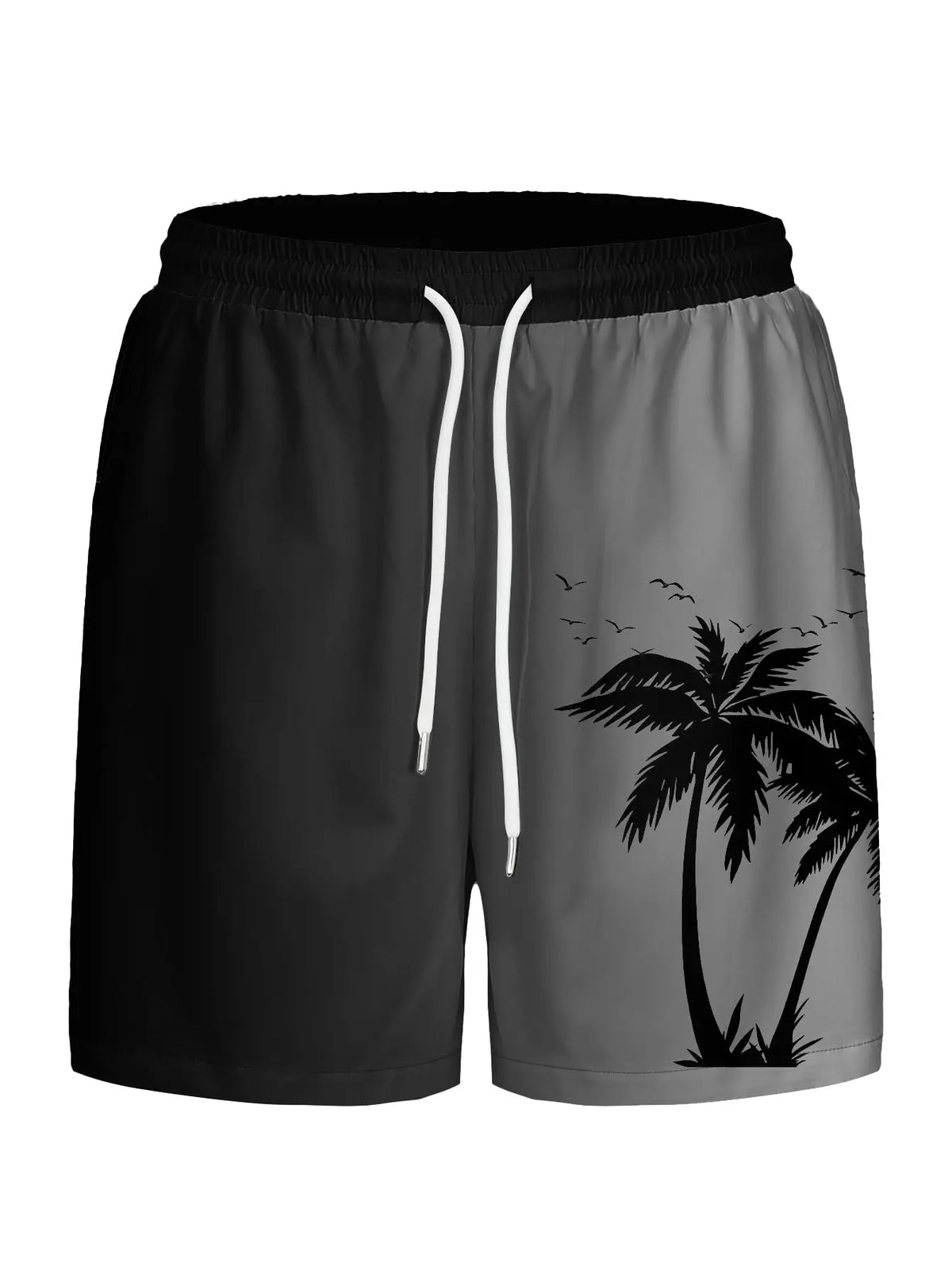Men's Swim Trunks 3D Palm Tree Print Beach Shorts Quick Dry Outdoor Leisure Sports Shorts Swimwear Fashion Men's Shorts