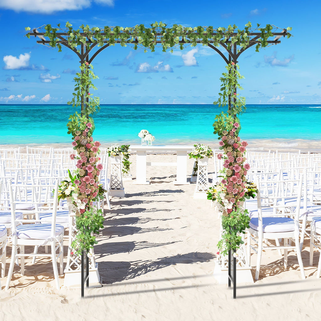 Beach Tent Sun Shelter with Canopy with Extended Floor and Vent Windows