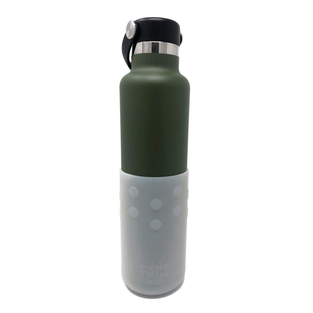 Frosted White GiveGrip™ Silicone Sleeve for 17oz Swell Water Bottles and 18-24oz Hydro Flask