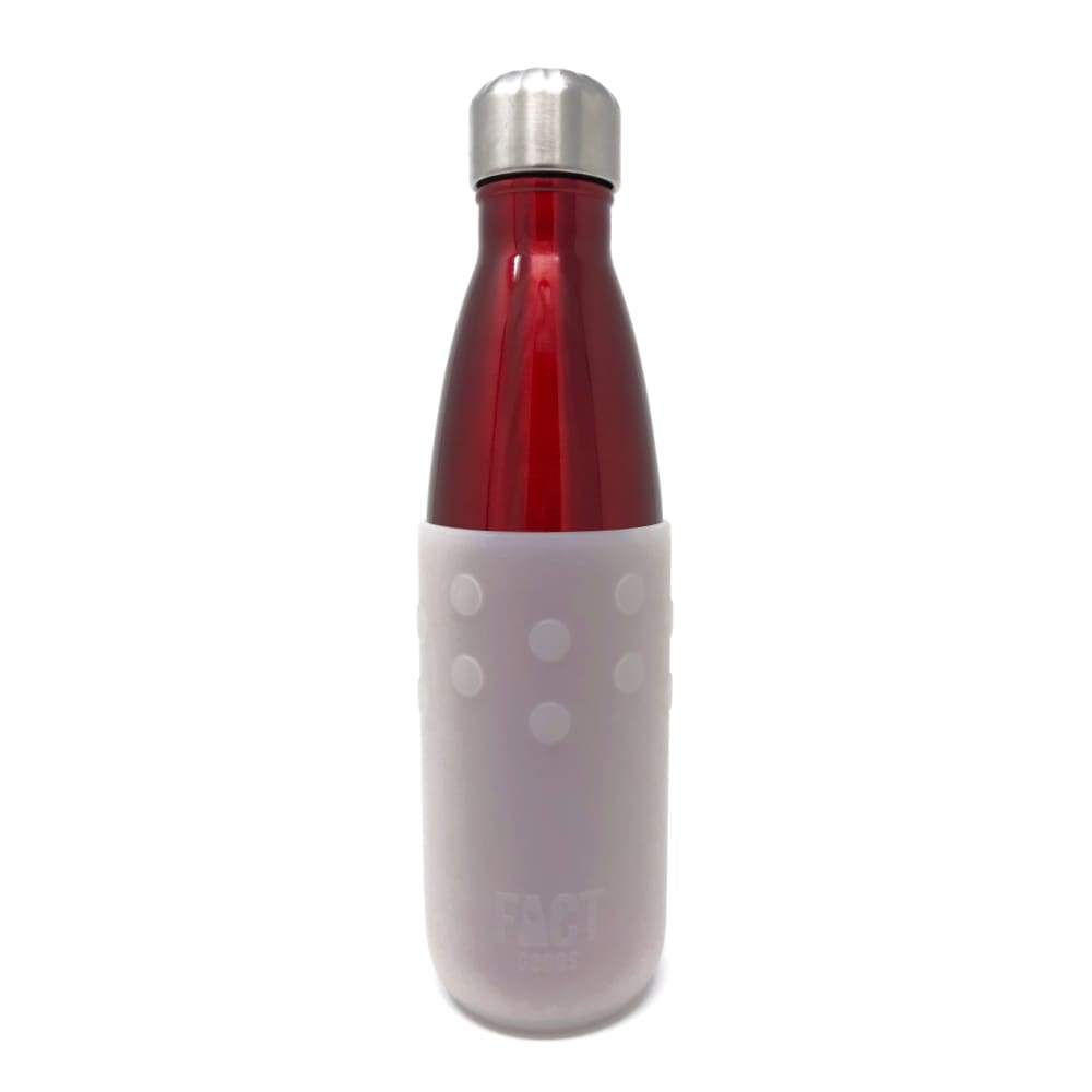 Frosted White GiveGrip™ Silicone Sleeve for 17oz Swell Water Bottles and 18-24oz Hydro Flask