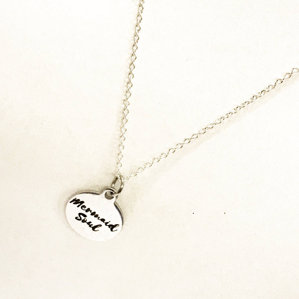 Mermaid Soul Necklace, Mermaid Soul Jewelry, Mermaid Soul Gift, Gift For Mermaid Girlfriend, Girlfriend Gift, Girls Beach Weekend Gifts