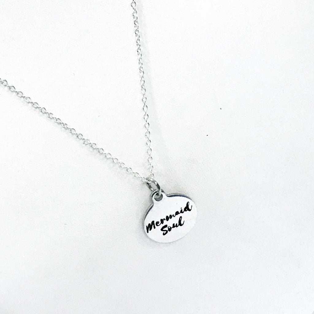 Mermaid Soul Necklace, Mermaid Soul Jewelry, Mermaid Soul Gift, Gift For Mermaid Girlfriend, Girlfriend Gift, Girls Beach Weekend Gifts