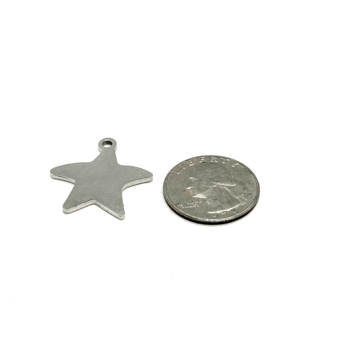 Mermaid Kisses And Starfish Wishes Keychain Stainless Steel Star Charm 27mm Ocean Beach Gift Nautical Accessory Summer Jewelry