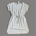 TOMMY BAHAMA Women's Short Sleeve Amira Stripe Short Dress Size L Grey (New)